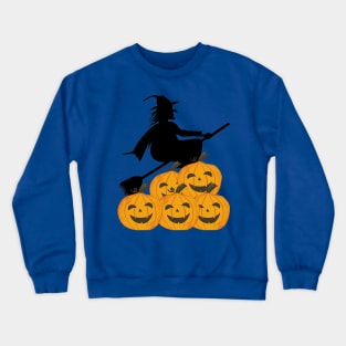 Witch Pumpkin Crewneck Sweatshirt